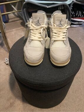 Jordan 4 off-white Sails High-Top Sneakers